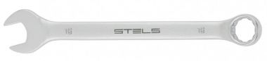 Ключ комбинированный, 16 мм, CrV, матовый хром STELS 15221 ― STELS