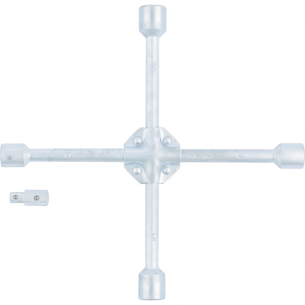 Ключ-крест баллонный, 17 х 19 х 21 х 22 мм, усиленный STELS 14249 ― STELS