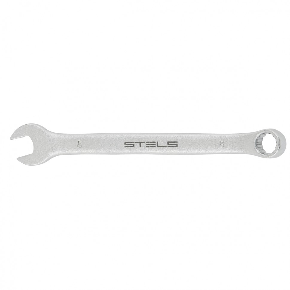 Ключ комбинированный, 9 мм, CrV, матовый хром STELS 15205 ― STELS