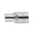 Головка торцевая 1/4, Е7, CrV STELS 13866